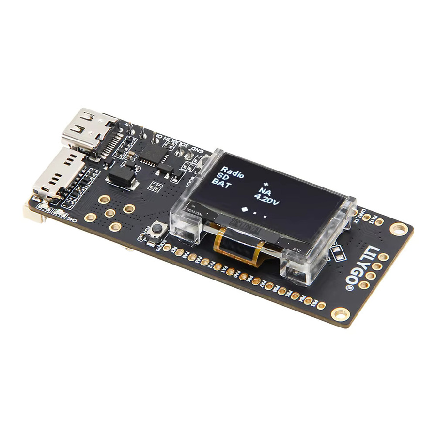 LILYGO T3 STM32 LoRa Entwicklungsboard mit 0,96 Zoll SSD1315 I2C OLED Display in Schwarz - Bild 2