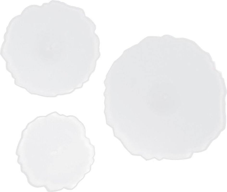 GoolRC 3-stöckige Silikonform für runde Resin-Etageren in Weiß - Bild 1