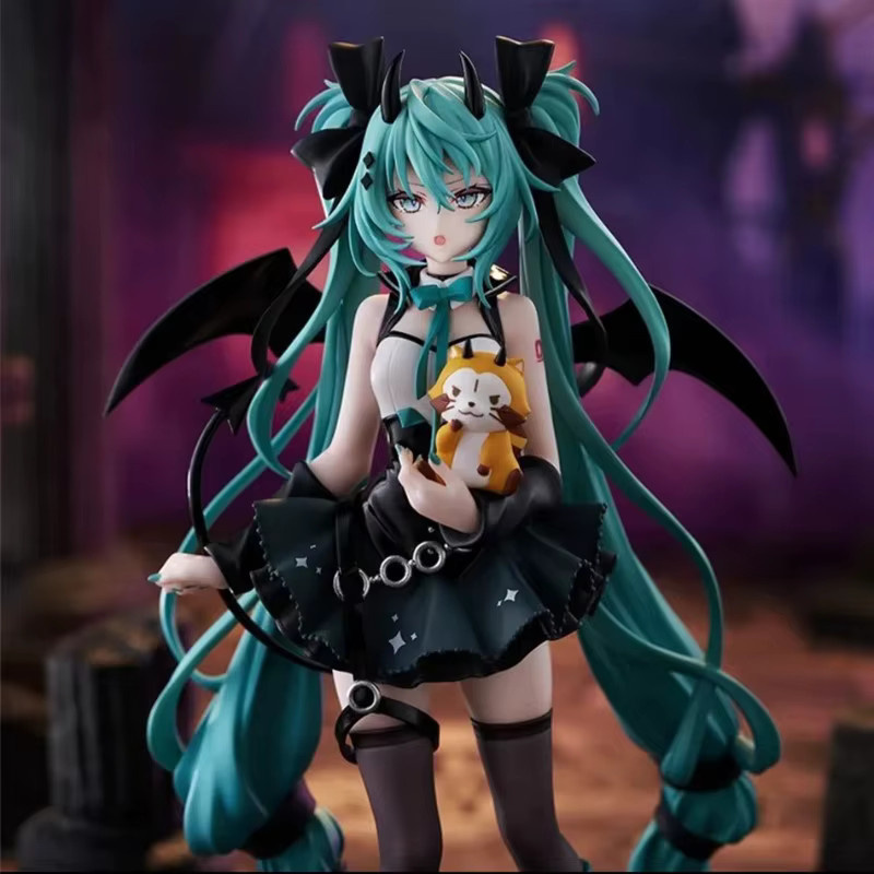 Bandai Hatsune Miku Dark Angel Waschbär, Anime Figur, Einzelfigur - Bild 3