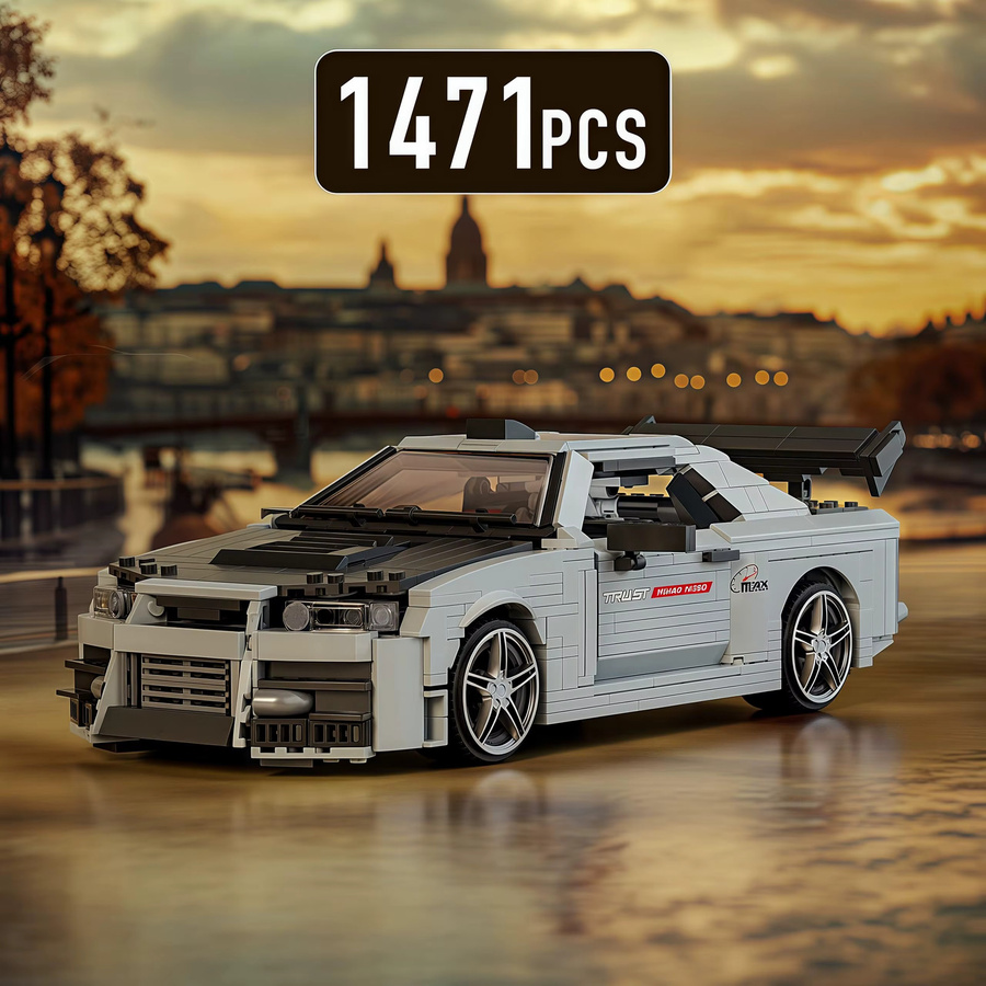 Mould King Sportwagen-Modell, Auto-Bauset, 1:12 Maßstab, 1471 Teile, ab 14 Jahren - Bild 3