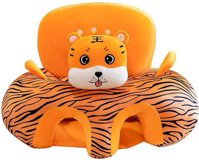 Binchi Keji Travel Schonbezug für Sessel und Couch mit Tiermotiv in Orange, elastisch und rutschfest - Bild 1