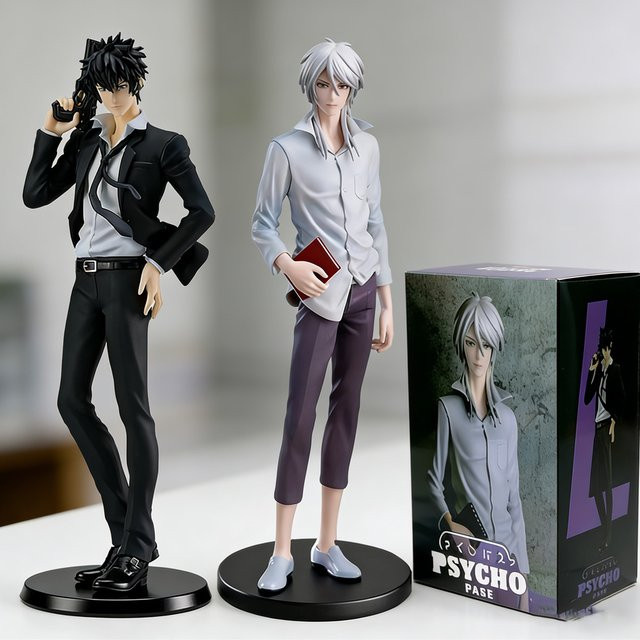 Bandai Psycho-Pass Kougami Shin'ya Makishima Shogo Actionfigur, PVC, Bunt / Mehrfarbig - Bild 1