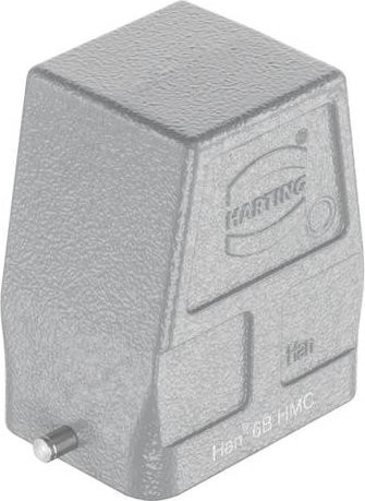 HARTING Tüllengehäuse 09 30 206 0801 in Grau aus Aluminium - Bild 1