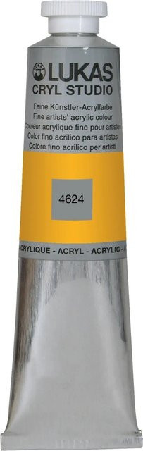 Lukas Cryl Studio Acrylfarbe Indischgelb in der Aluminiumtube 75ml - Bild 1