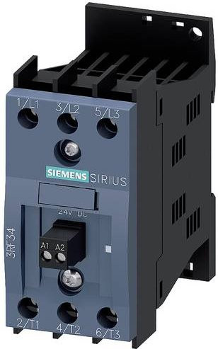Siemens Halbleiterschütz 3RF3405-1BB06 in Grau mit 2 Schließern und 2.7A - Bild 1