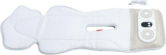 Fishine Kühlpad für Kinderwagen mit 2 Ventilatoren, 3 einstellbare Geschwindigkeiten, USB-betrieben, Weiß - Bild 1