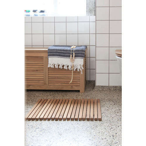 Cinas Aufbewahrungsbox Storage aus Teakholz in Braun, B/T/H: 90 x 30 x 48 cm - Bild 3