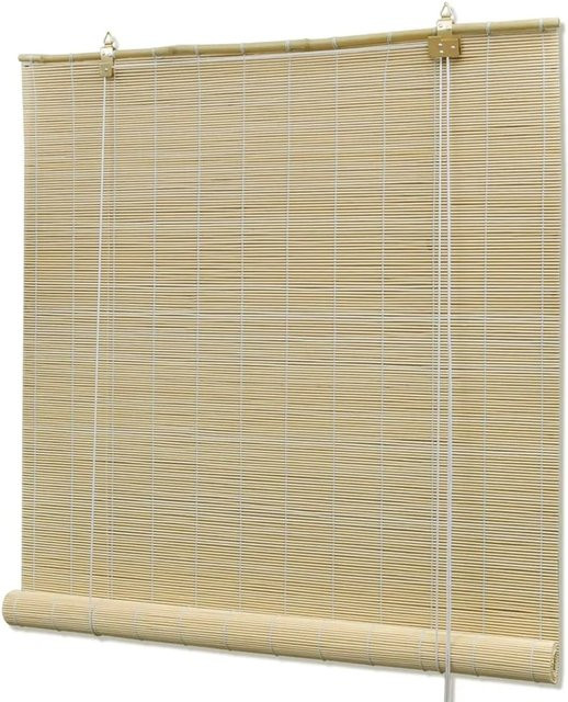 vidaXL Bambusrollo in Beige, B: 100 cm, H: 160 cm - Bild 1
