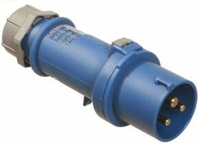 as-Schwabe CEE-Stecker 230V 16A in Blau aus Kunststoff - Bild 1