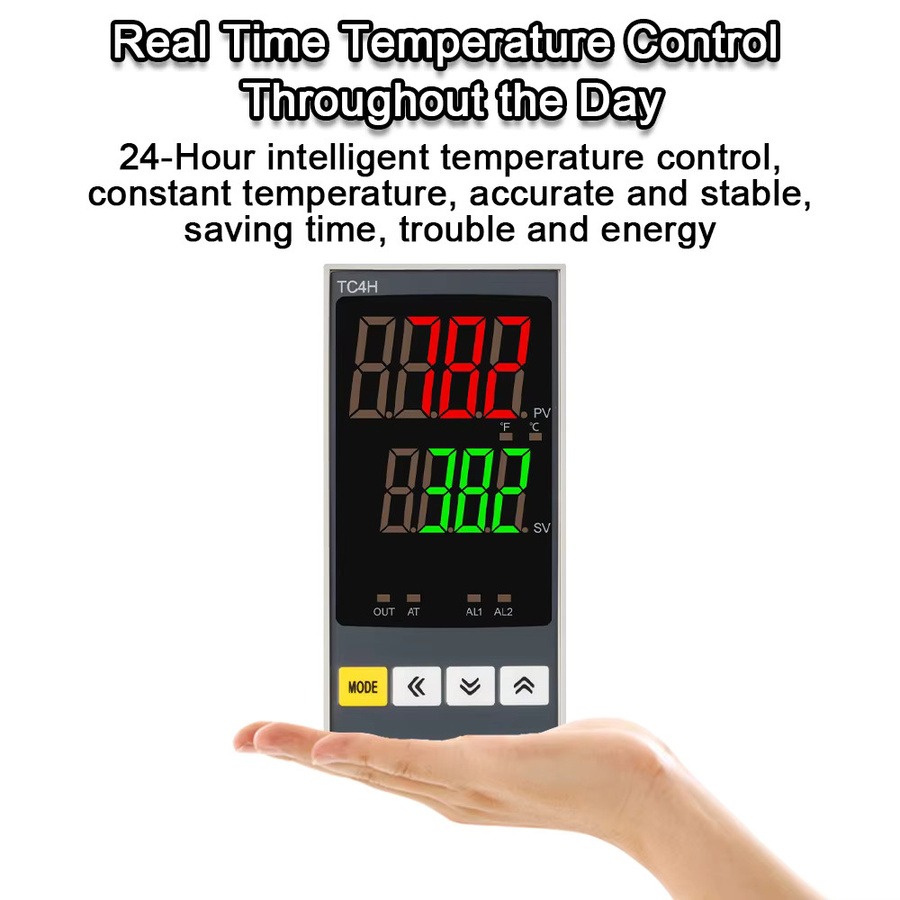 EARU Digitaler PID-Programmierbarer Temperaturregler Thermostat mit Spannungsausgang für Heiz- und Kühlinstrumente - Bild 5