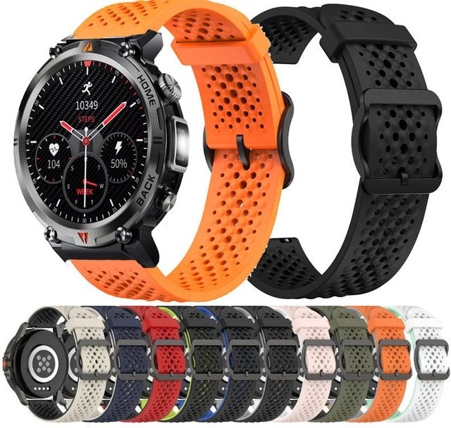 EIGIIS Smartwatch Armband, Silikon, 22 mm, Unisex - Bild 1