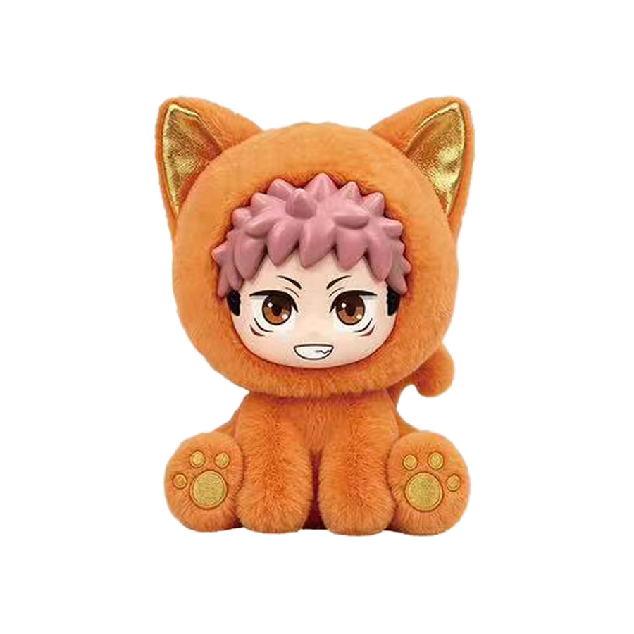 Eaki Jujutsu Kaisen Sitzende Katze Party-Serie, Blind Box, Plüsch-Vinyl-Puppe, Actionfiguren, ab 18 Jahren - Bild 3