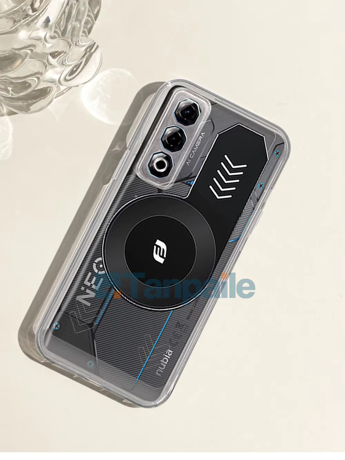 Stoßfeste transparente TPU Gaming-Schutzhülle für Nubia Neo 3 GT 5G mit Wärmeableitung - Bild 4