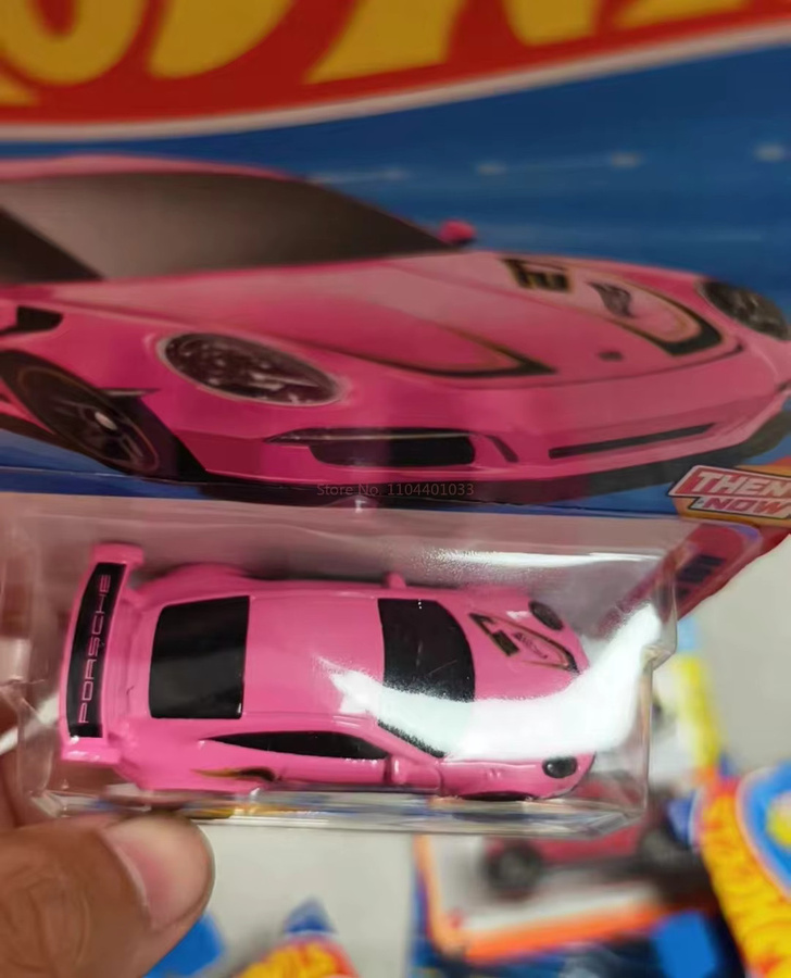 Hot Wheels Porsche 911 GT3 RS, Druckguss-Modellauto, 1:64, Pink, ab 3 Jahren - Bild 5