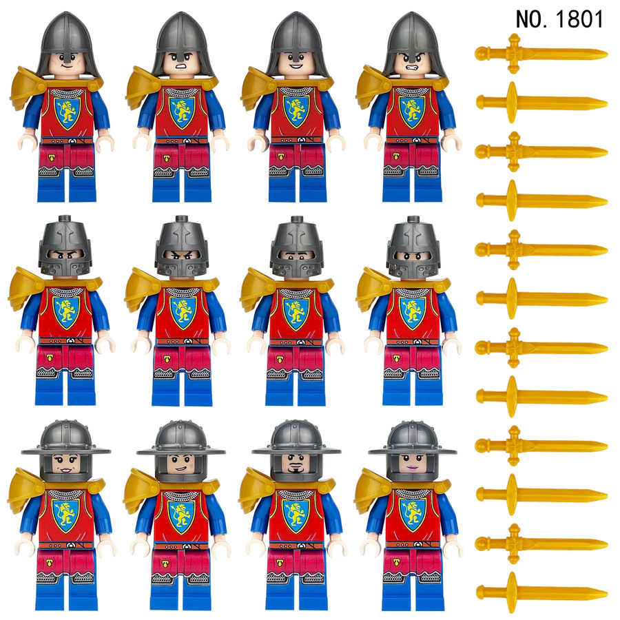 BRICKPANDA Ritter, Actionfiguren, Kunststoff, Bunt / Mehrfarbig - Bild 2