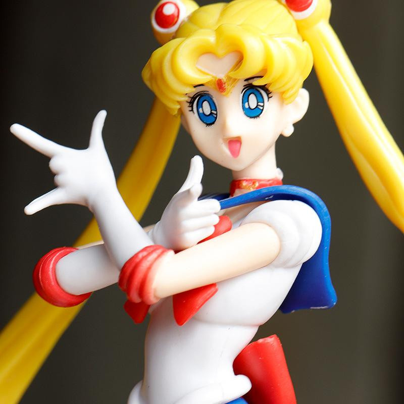 Fashnics Sailor Moon Anime Figur PVC Mädchen 17cm - Bild 3