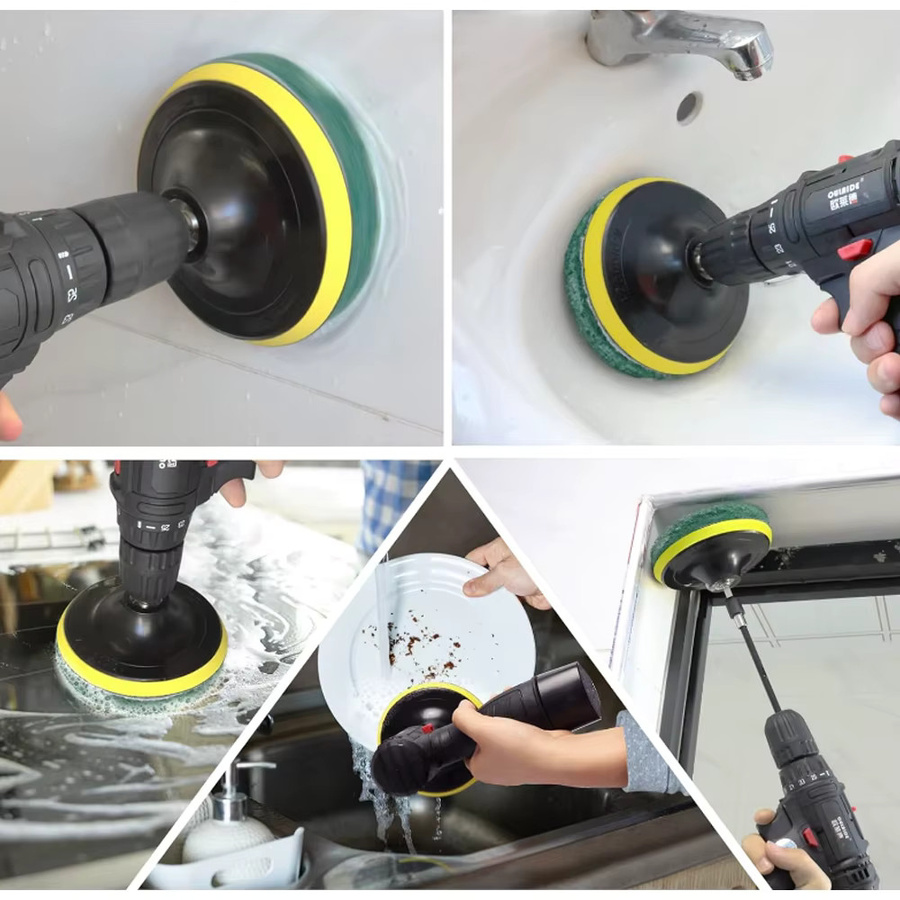 20 Stück VIBRATITE Industrielle Runde Scheuerpads für Exzenterschleifer, Durchmesser: 12,7 cm (5 Zoll) - Bild 6