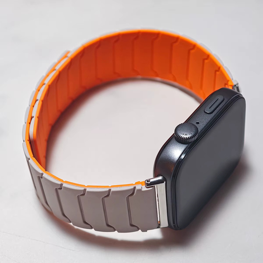 CAOWTAN Uhrenarmband Silikon, Magnetisch, Unisex - Bild 3