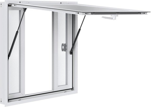 Buying Solutions MB Service-Markise für Food Truck und Imbisswagen aus Aluminiumlegierung in Weiß, B: 36 in, H: 36 in - Bild 1