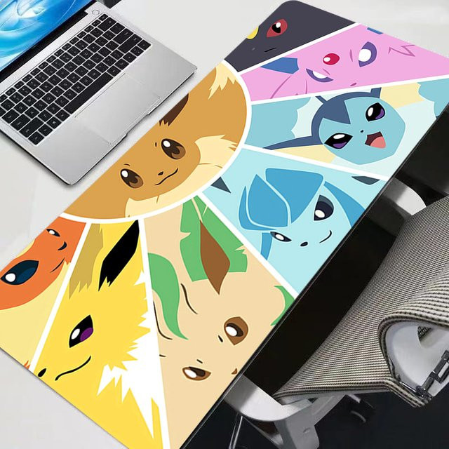 Bandai Pikachu Divine Dragon XXL Mauspad aus Leder für Gaming und Büro in Multicolour - Bild 1