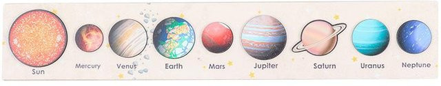 Montessori Holzspielzeug Acht Planeten Puzzle, ab 3 Jahre - Bild 1