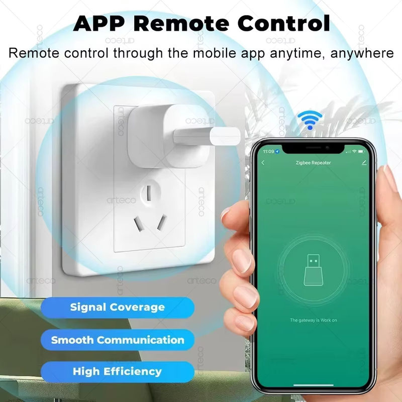 Tuya ZigBee 3.0 Signal Repeater USB Signal Verstärker in Weiß für Smart Home Automatisierung mit Smart Life App und Z2MQTT - Bild 2