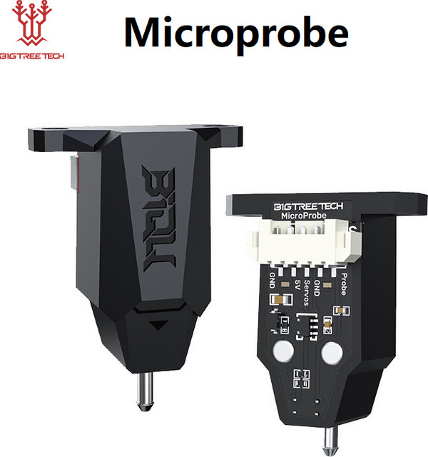BIGTREETECH MicroProbe Auto Leveling Kit Metallsonde für FDM 3D-Drucker in Schwarz - Bild 1