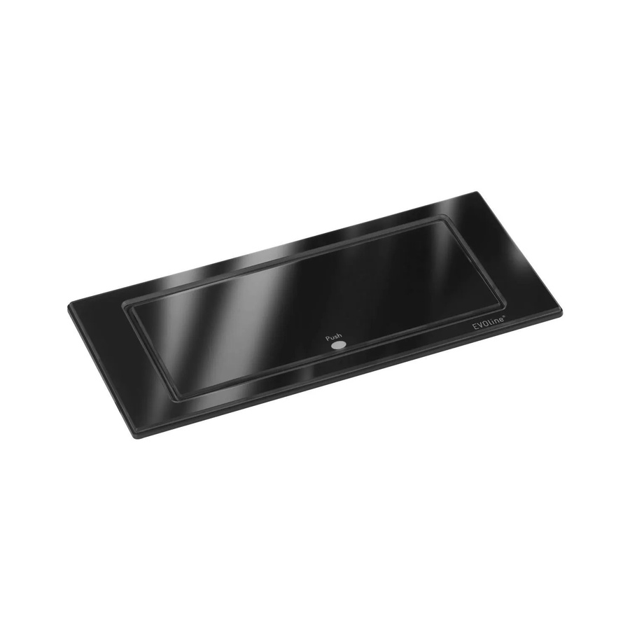 EVOline Backflip Steckdose 2-fach versenkbar mit USB-C aus Kunststoff und Glas in Schwarz Glänzend - Bild 2