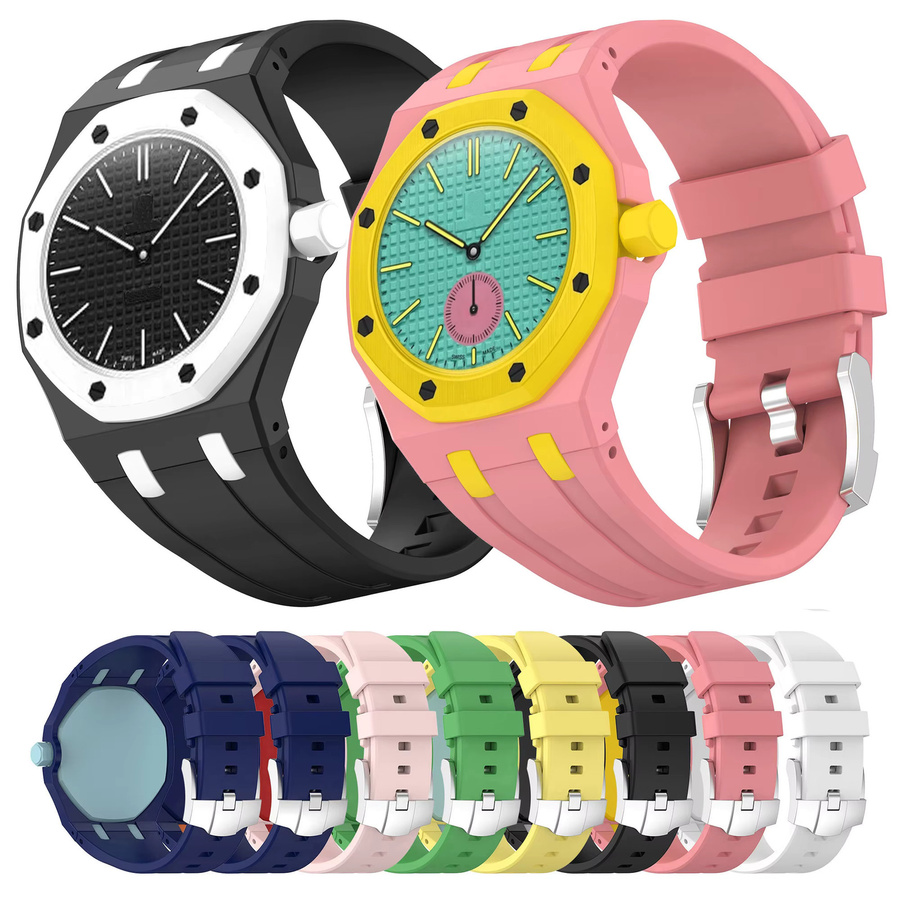 Swatch Uhrenarmband Silikon, PC-Gehäuse, Weiß - Bild 4
