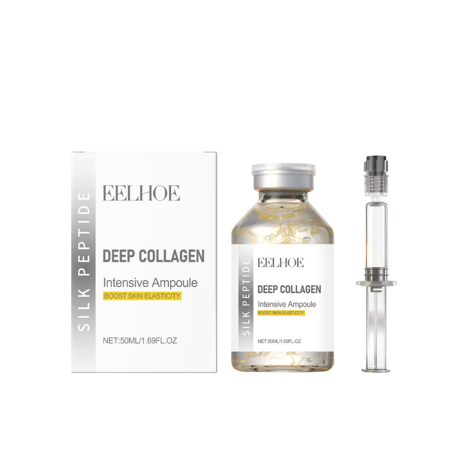 eelhoe Seidenpeptid Intensiv-Lifting-Ampulle Gesichtsserum mit Kollagen und Peptiden, Reife Haut - Bild 2