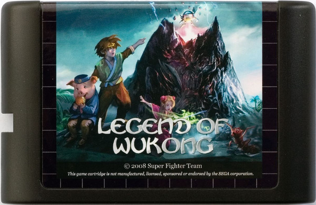 Legend of Wukong Mega Drive 16-Bit-Spielkarte mit Speicherfunktion für Retro-Action-Adventure und RPG in Multicolour - Bild 1
