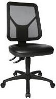Topstar Arbeitsdrehstuhl TEC 80 in Schwarz mit Rollen - Bild 1