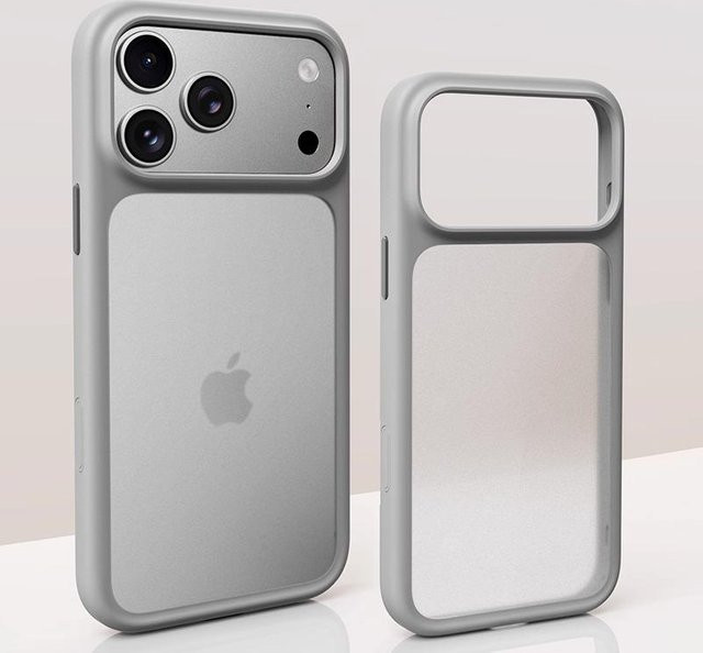 Stoßfeste transparente Handyhülle mit matter Oberfläche für Apple iPhone 17 16 15 14 13 Pro Max und Pro Air - Bild 1