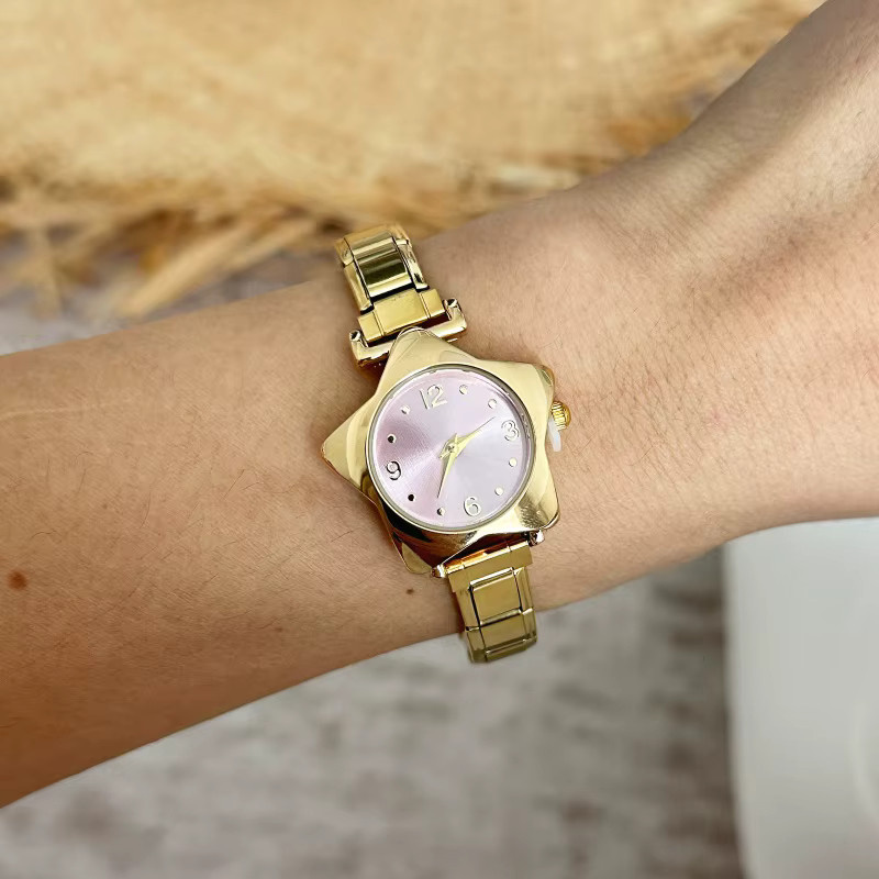 Yolorist Armbanduhr Edelstahl, Rosa, Analoguhr, Damen - Bild 2