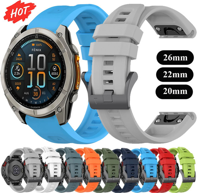 Quick Fit Uhrenarmband Silikon, Unisex - Bild 1