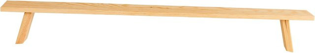 Dekobank von viva domo in Braun und Beige aus Holz, rechteckig - Bild 1