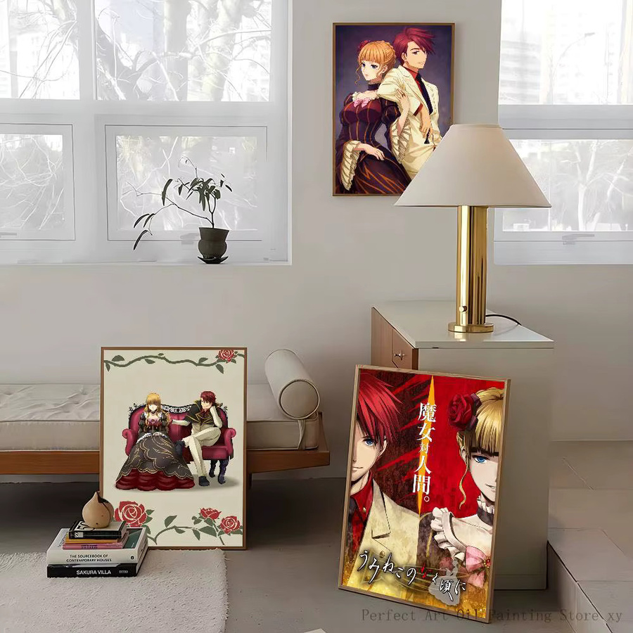 Wasserfester Anime Poster Aufkleber Umineko When They Cry Wandkunst für dein Wohnzimmer oder Schlafzimmer in Mehrfarbig - Bild 4