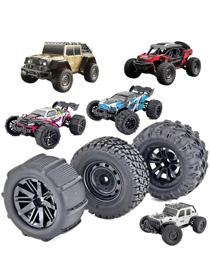 JJRC Reifen für RC-Auto, 4-teiliges Set, 1:16, 12mm Sechskant - Bild 4