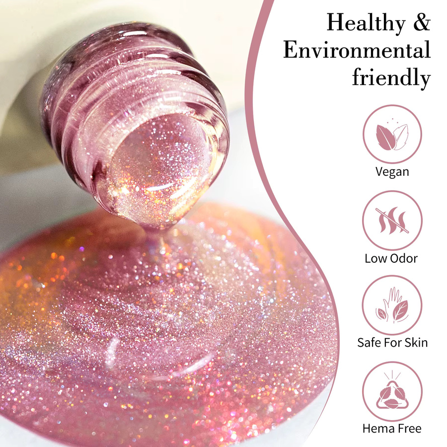 CANNI Nagel-Gel-Nagellack, Glänzend, Cat-Eye-Gel - Bild 2