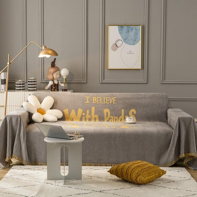 Super Six Universal Chenille Jacquard Sofa Handtuch Modern B/H: 180 x 130 cm - Bild 1