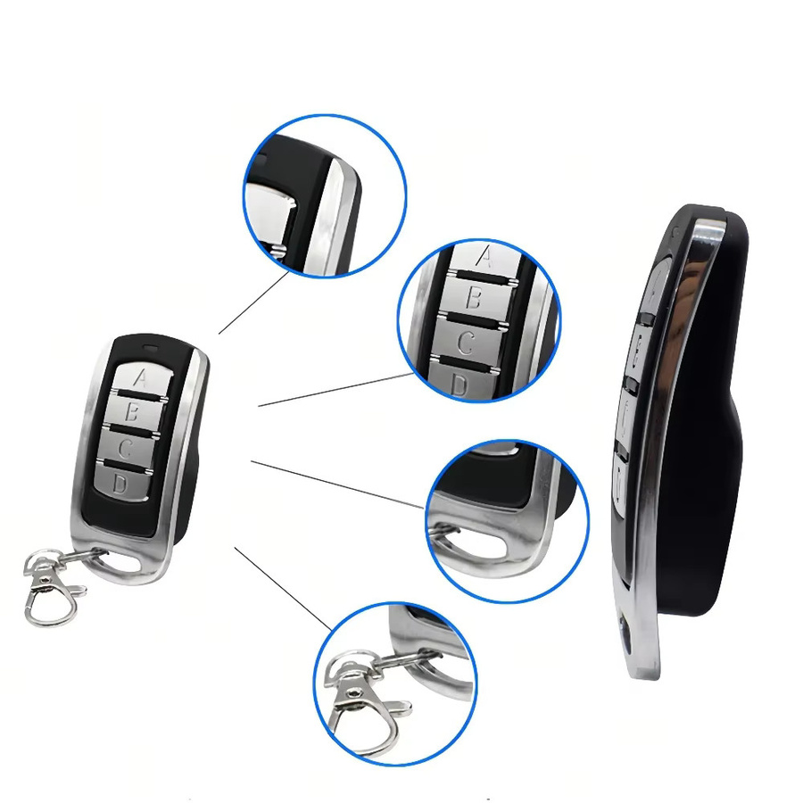 KEBIDUMEI RF Fernbedienung Duplikator Multi-Frequenz 286 MHz-868 MHz mit 433 MHz Grabber Clone Funktion als Schlüsselanhänger Hand Sender - Bild 4