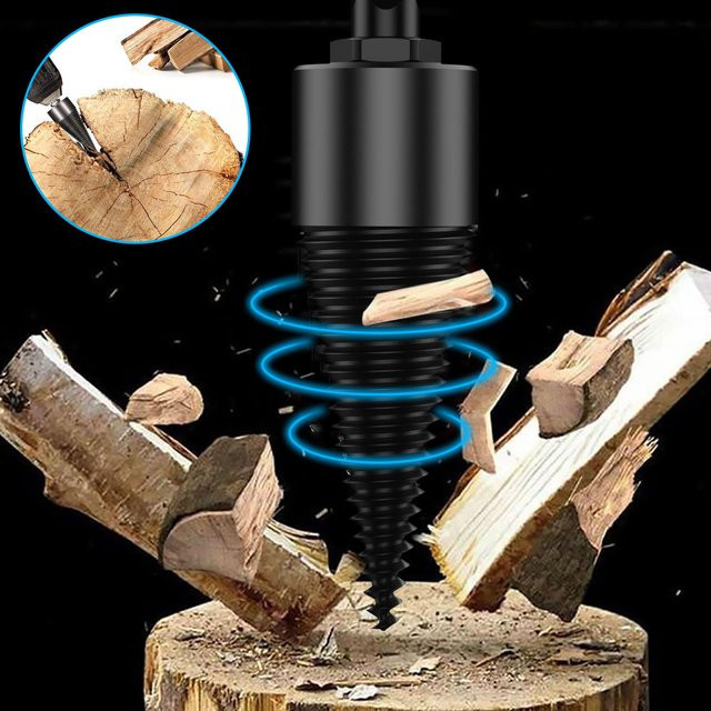 Toorise Schrittbohrer für Holzbearbeitung mit Rund, Sechskant oder Quadrat Schaft in Schwarz, 32 mm und 42 mm - Bild 1