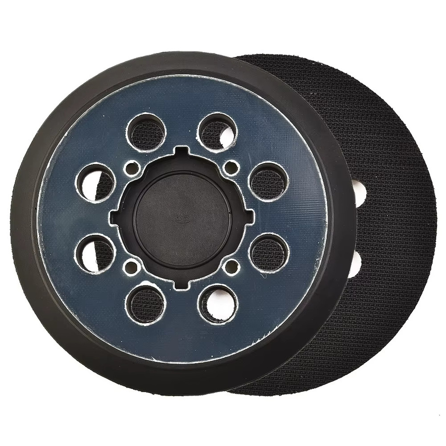 DeWalt 8-Loch-Haken-Schleifpad Stützteller in Schwarz für Exzenterschleifer DWE6423 DWE6421 DCW210B, Durchmesser: 125 mm - Bild 5