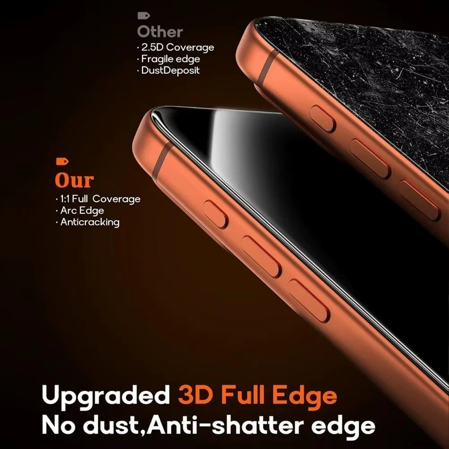 ZMZE 2er-Pack Anti-Spionage Panzerglas für iPhone 17 16 15 14 13 12 11 Pro Max Plus Mattierter Displayschutz - Bild 3