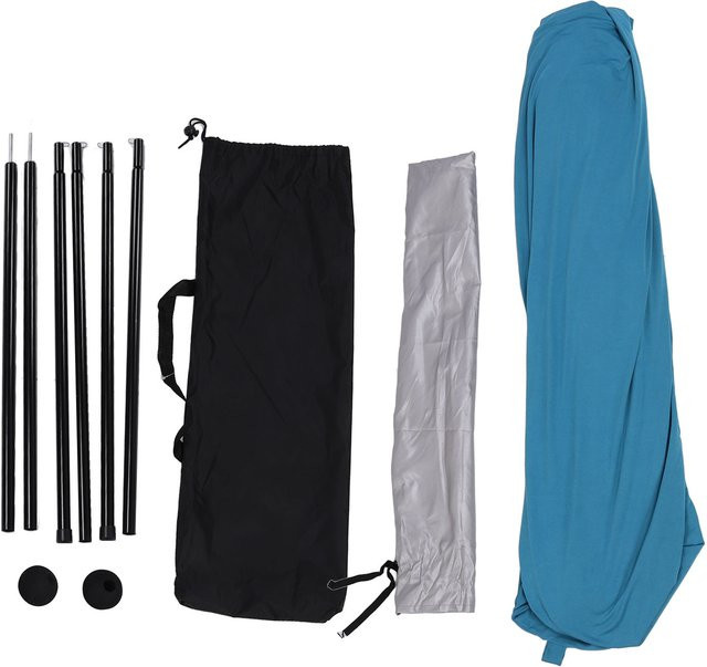 Wasserdichte Outdoor Strandüberdachung in Blau mit Tragetasche für Camping und Windschutz - Bild 1