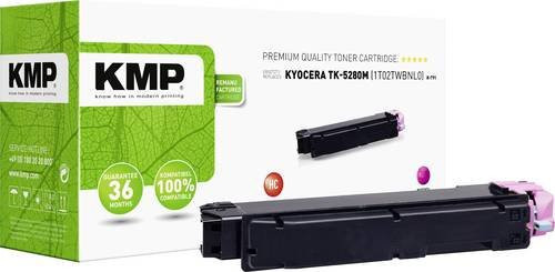 KMP Tonerpatrone Magenta kompatibel mit Kyocera 1T02TWBNL0 und TK-5280M für Laserdrucker mit einer Reichweite von 11000 Seiten - Bild 1