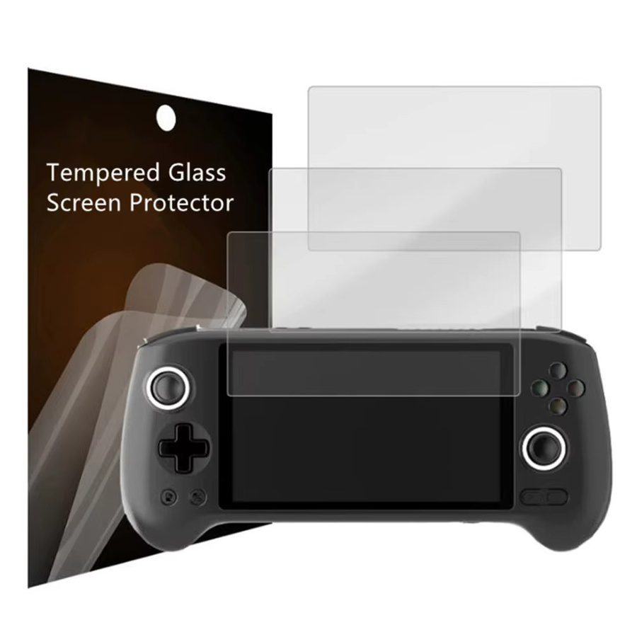 Anbernic RG556 Displayschutzfolie aus gehärtetem Glas, blendfrei und kratzfest, transparent - Bild 2