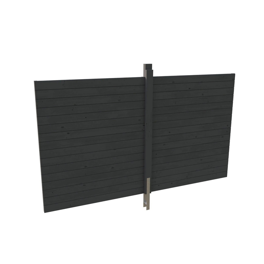 SKANHOLZ Carport-Rückwand aus Fichte in Schiefergrau, B/H: 363 x 200 cm - Bild 2