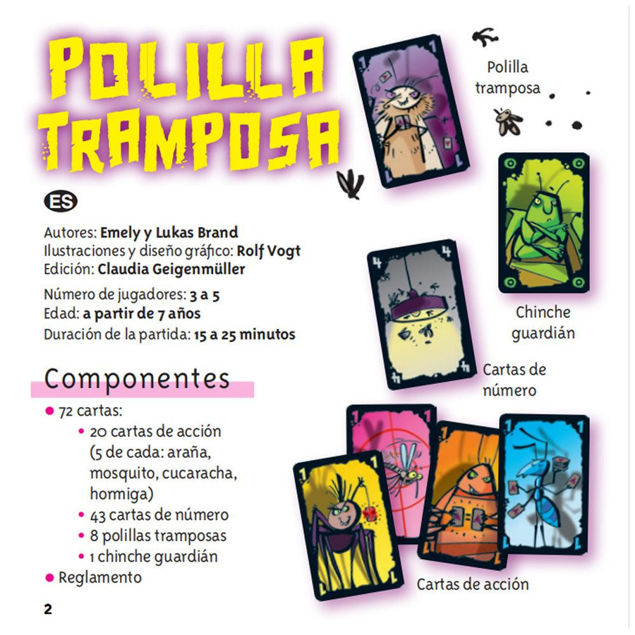 Tramposa Polilla Spanisches Kartenspiel ab 14 Jahren - Bild 4