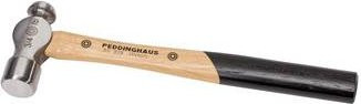 Peddinghaus Ingenieurhammer Ballpeinhammer aus Stahl mit Holzgriff, Multicolor - Bild 1